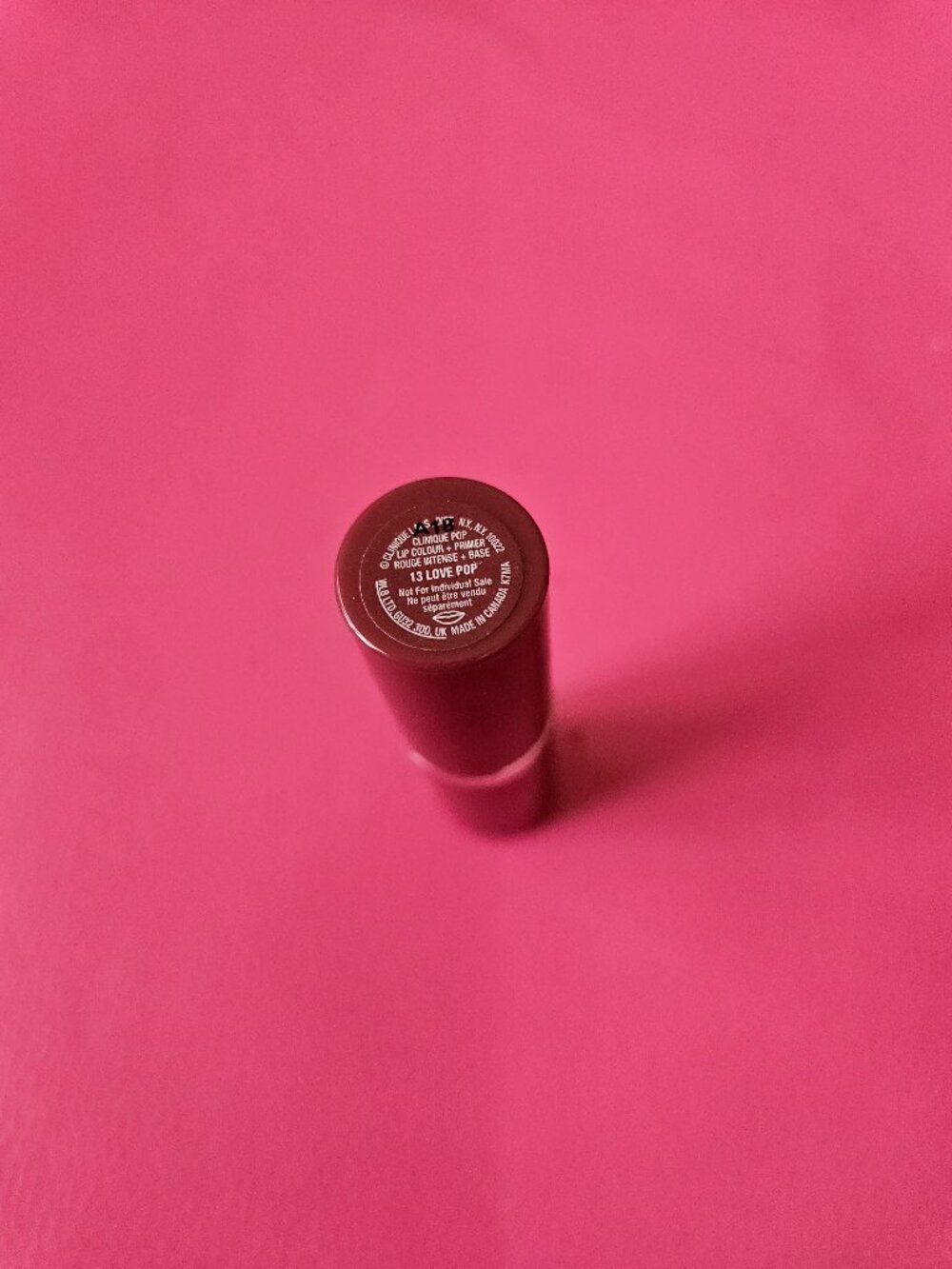 Clinique Pop Lip Colour + Primer #13 Love Pop Lipstick New